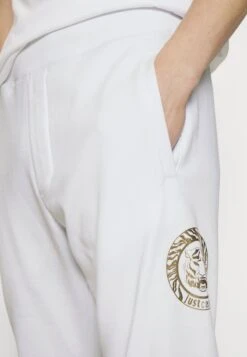 JUST CAVALLI PANTALONI - Jogginghose - White/gold -Indicode Jeans Verkäufe 008343d2f9a74beca927dd048c6d015e