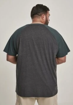 URBAN CLASSICS RAGLAN CONTRAST - T-Shirt Print - Charcoal/bottlegreen -Indicode Jeans Verkäufe 053d783b305e4a4da7382f0e573bf9aa
