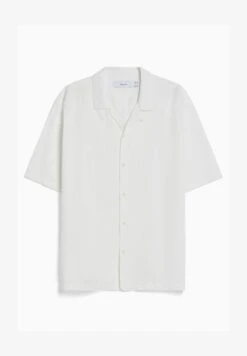 BERSHKA RUSTIC SHORT SLEEVE - Hemd - Off White -Indicode Jeans Verkäufe 074bdbf05d2c4dc78e21e8dd9e370f6b