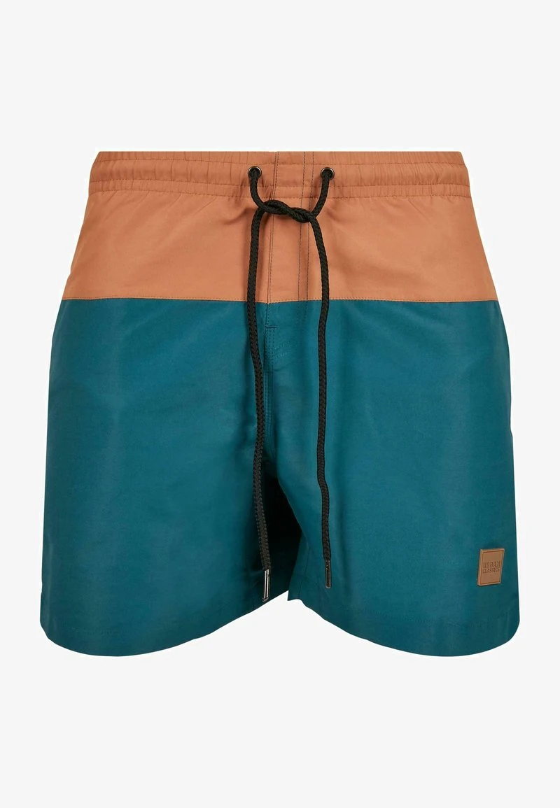 URBAN CLASSICS BLOCK - Badeshorts - Teal Toffee 7 URBAN CLASSICS BLOCK - Badeshorts - Teal Toffee – Bild 5