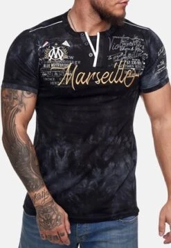 KURZARM WEITER AUSSCHNITT MODELL - T-Shirt Print - Antrazit -Indicode Jeans Verkäufe 09a9bf187c784ae4aa83ea1cff86eabe