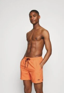 Neue Produkte 23 Alpha Industries BASIC SWIM - Badeshorts - Alpha Orange