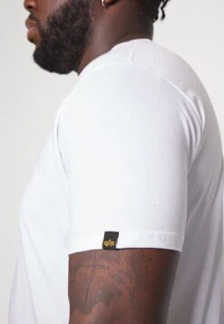 Alpha Industries PLUS ALPHA LABEL 2 PACK - T-Shirt Print - Black/white -Indicode Jeans Verkäufe 0db1a1a8648c4952bbc5681d9cf2c0f5