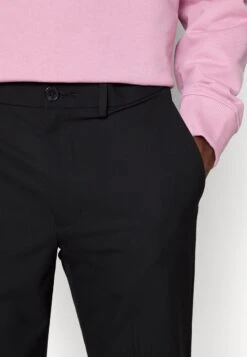 THE STAND ALONE TROUSER - Stoffhose - Black -Indicode Jeans Verkäufe 0e24158919de4747a106b7c66712c80b