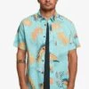Quiksilver KURZÄRMLIGES - Hemd - Blue -Indicode Jeans Verkäufe 15d382fbc21545f88e93f9ed7a6d6f96