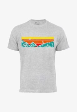 MIT BERGEN LETS HIKING - T-Shirt Print - Schwarz -Indicode Jeans Verkäufe 19b286ab3e8245fca2a7fced6284c1e6