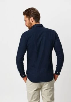 Profuomo SLIM FIT - Hemd - Navy -Indicode Jeans Verkäufe 1c15ea6dfb97477daab9786240a52a25