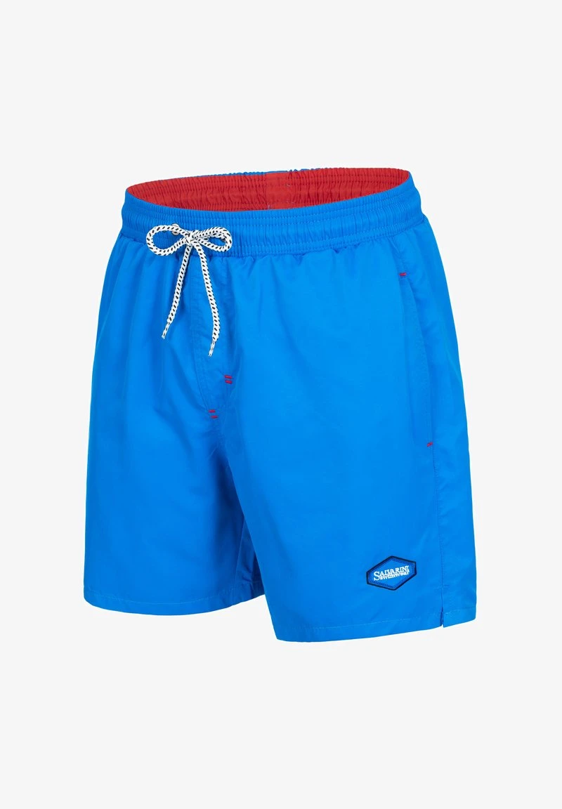 AS135 - Badeshorts - Schwarz Orange 6 AS135 - Badeshorts - Schwarz Orange – Bild 4