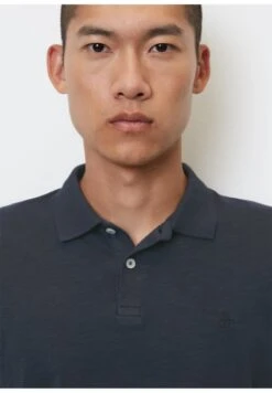 Marc O'Polo KURZARM-SHAPED IN SOFTER SLUB-QUALI - Poloshirt - Dark Navy -Indicode Jeans Verkäufe 2363dc9253d54df1a7842e92e3386b20