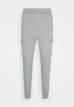 Nike Sportswear CLUB PANT - Cargohose - Grey Heather/matte Silver/white -Indicode Jeans Verkäufe 2447f4b206ca4853b2832ced565b4428