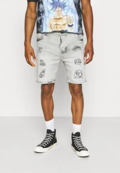 BRAVE SOUL BRATBYRIPST - Jeans Shorts - Stone -Indicode Jeans Verkäufe 2e2561dcc89645bba204c38d53916a63