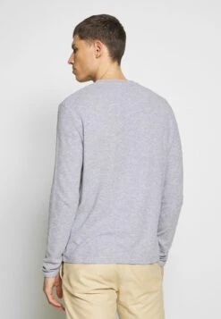 NN07 CLIVE - Langarmshirt - Grey Melange -Indicode Jeans Verkäufe 322006d8c2dd4d0e9d1461c3c40da823