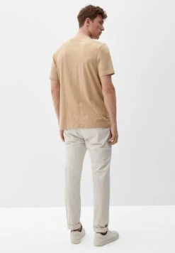 S.Oliver T-Shirt Basic - Beige -Indicode Jeans Verkäufe 37ebbbe4d66f4f0eadbac53502fd78b0