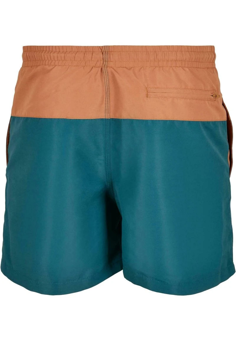 URBAN CLASSICS BLOCK - Badeshorts - Teal Toffee 4 URBAN CLASSICS BLOCK - Badeshorts - Teal Toffee – Bild 2
