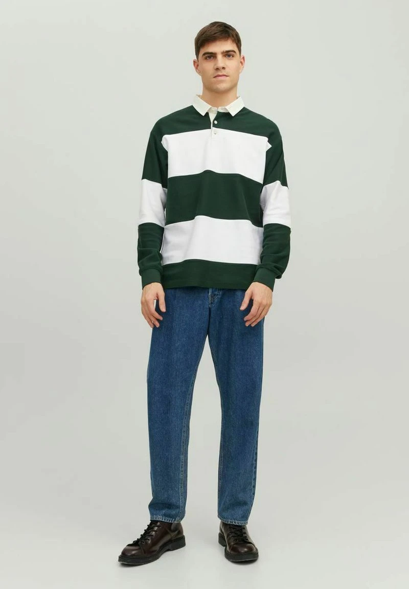 JACK&JONES Premium PREMIUM GESTREIFTES - Poloshirt - Sycamore 4 JACK&JONES Premium PREMIUM GESTREIFTES - Poloshirt - Sycamore – Bild 2