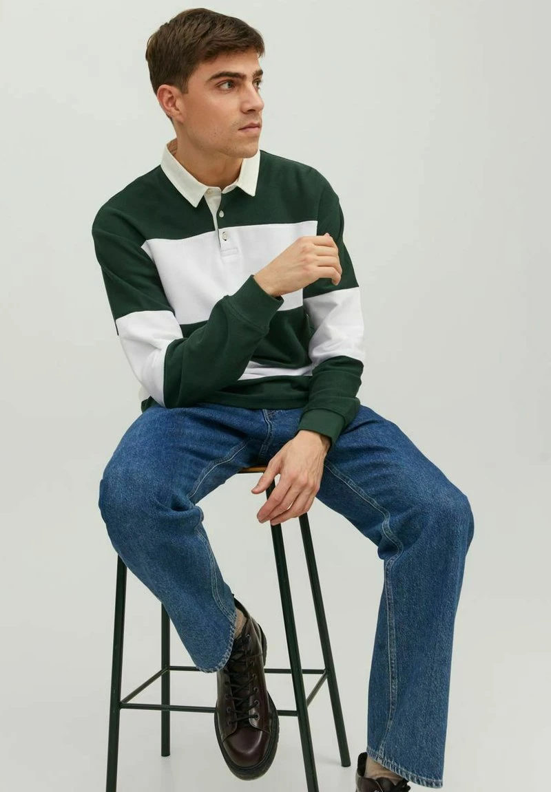 JACK&JONES Premium PREMIUM GESTREIFTES - Poloshirt - Sycamore 8 JACK&JONES Premium PREMIUM GESTREIFTES - Poloshirt - Sycamore – Bild 6