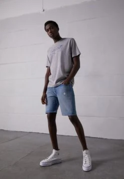 HEMMED - Jeans Shorts - Bleu Eyes Little