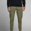 Jack & Jones PAUL FLAKE AKM - Cargohose - Olive -Indicode Jeans Verkäufe 467a128771ab49119a01b618f465a63d