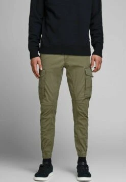 Jack & Jones PAUL FLAKE AKM - Cargohose - Olive