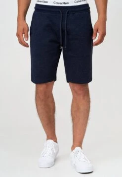 Indicode Jeans ECKERD - Shorts - Navy Mix