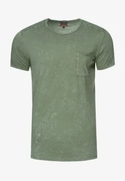 RUNDHALS - T-Shirt Print - Khaki 11 RUNDHALS - T-Shirt Print - Khaki -Indicode Jeans Verkäufe 47f750451a124746bfb2106ad0bb4332 1