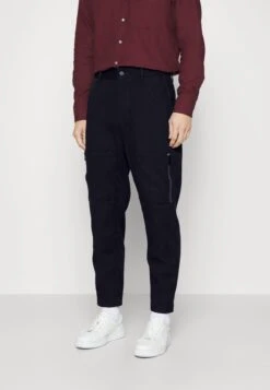 Boss STATUM - Cargohose - Dark Blue