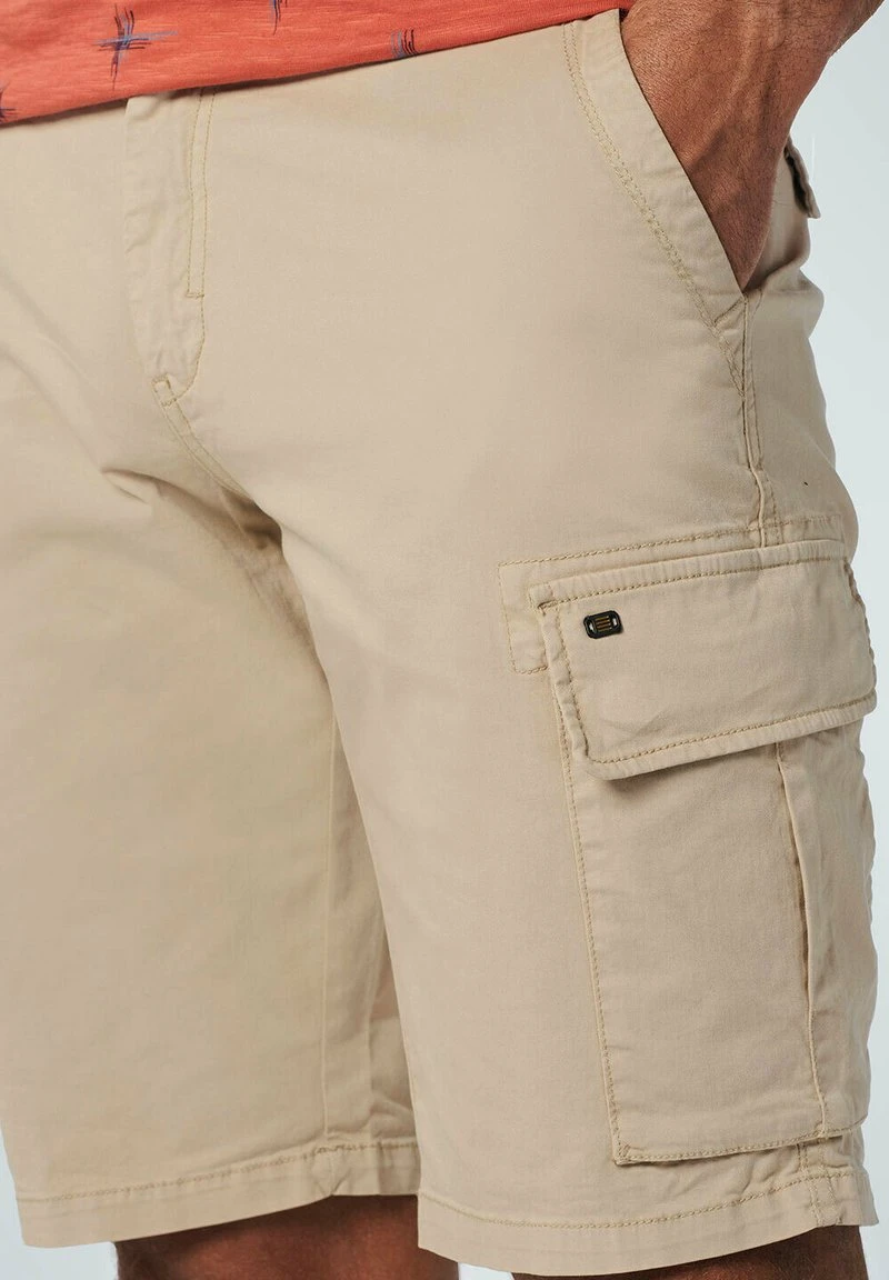 No-Excess GARMENT DYED + STONE WASHED STRETCH - Shorts - Sand 6 No-Excess GARMENT DYED + STONE WASHED STRETCH - Shorts - Sand – Bild 4