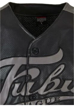 FUBU BASEBALL - Hemd - Black Anthracite -Indicode Jeans Verkäufe 4dd4cc53e17c465f8e8b22d8a21fc90e