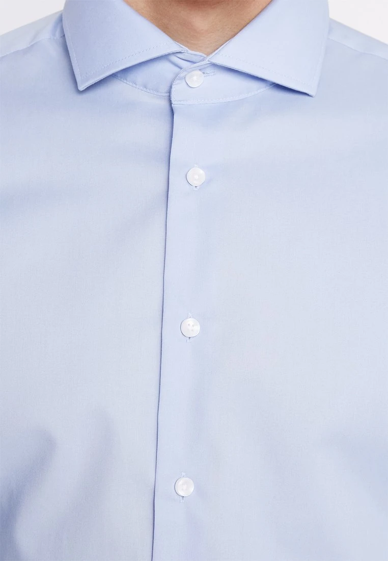 Seidensticker SLIM SPREAD KENT PATCH - Businesshemd - Hellblau 7 Seidensticker SLIM SPREAD KENT PATCH - Businesshemd - Hellblau – Bild 5