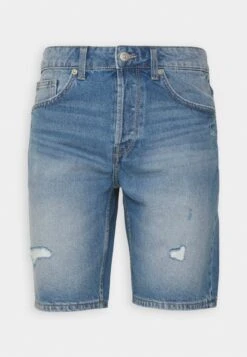 Only & Sons ONSEDGE DESTROY - Jeans Shorts - Medium Blue Denim -Indicode Jeans Verkäufe 56dba3eb35b046b48d657c2893a48434