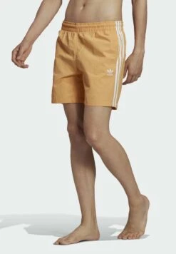 Adidas Originals ADICOLOR CLASSICS 3-STRIPES SWIM SHORTS - Badeshorts - Orange -Indicode Jeans Verkäufe 59500f33a694440cb2c7419a52f9a1a0