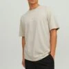 Jack & Jones CREW NECK - T-Shirt Basic - Moonbeam