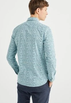 WE FASHION SLIM-FITMIT MUSTER - Hemd - Blau 10 WE FASHION SLIM-FITMIT MUSTER - Hemd - Blau -Indicode Jeans Verkäufe 5b5bc5700041470ea21efdbff133231d