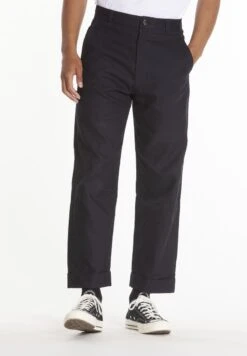 LEONARDO - Stoffhose - Navy Blue