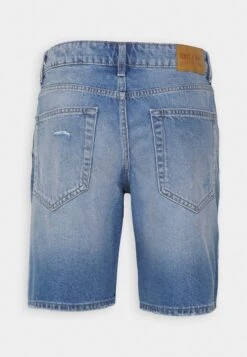 Only & Sons ONSEDGE DESTROY - Jeans Shorts - Medium Blue Denim -Indicode Jeans Verkäufe 60aa94ae248c4d5eb64460389b10271d
