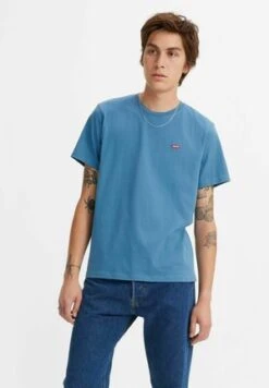 SS CLASSIC POCKET EVERGREEN SLUB - T-Shirt Basic - Mazarine Blue Blue -Indicode Jeans Verkäufe 67162232f0124e429332d000c7c6d8a9