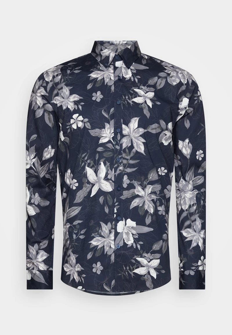 Lindbergh FLOWER SUPERFLEX - Hemd - Navy 3 Lindbergh FLOWER SUPERFLEX - Hemd - Navy