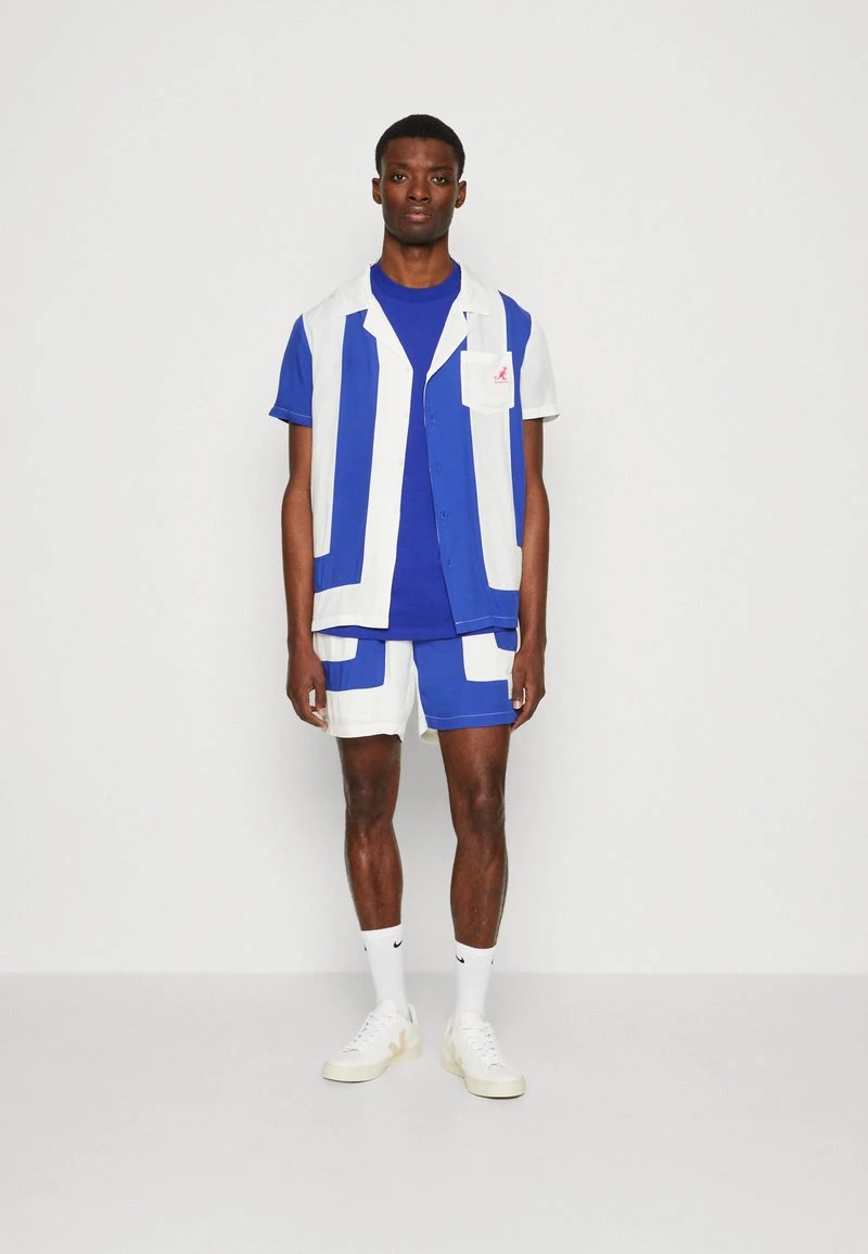 Kangol PICOLLO SHIRT UNISEX - Hemdbluse - Blue/white 4 Kangol PICOLLO SHIRT UNISEX - Hemdbluse - Blue/white – Bild 2