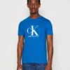 Calvin Klein Jeans DISRUPTED MONOLOGO - T-Shirt Print - Tarps Blue -Indicode Jeans Verkäufe 7319d7276ce44ca2b4c1fbcbb41c7791