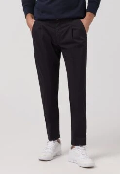 Pierre Cardin MIT BUNDFALTE LYON - Chino - Schwarz