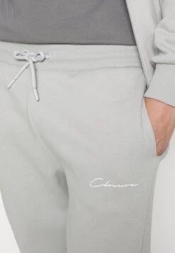 ZIP THRU SCRIPT TRACKSUIT - Jogginghose - Light Grey -Indicode Jeans Verkäufe 75d62001b9374437b7715e6695f0266d