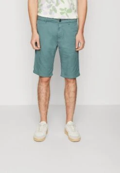 Tom Tailor SLIM BERMUDA - Shorts - Deep Bluish Green