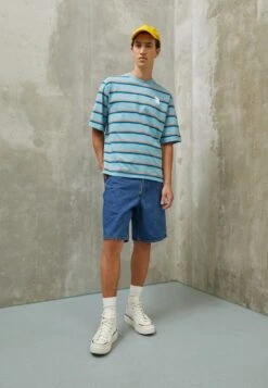 The North Face EASY TEE - T-Shirt Print - Reef Waters/blue/coral/retro Orange -Indicode Jeans Verkäufe 83c60942757e436199b75053cc51990a