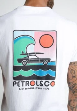Petrol Industries SUMMERY - T-Shirt Print - Bright White -Indicode Jeans Verkäufe 85b3a7d0cd5648afbae87fc986b4c7fa