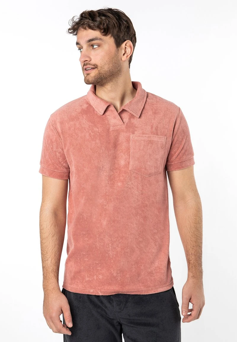 IN FROTTEE-OPTIK - Poloshirt - Dark Rose 3 IN FROTTEE-OPTIK - Poloshirt - Dark Rose