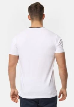 Indicode Jeans T-Shirt Basic - Offwhite -Indicode Jeans Verkäufe 91020a0b2063497c83f32918cb9aa034