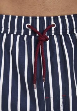 NAATAN - Badeshorts - Dunkelblau Gestreift -Indicode Jeans Verkäufe 9213e5d3c8b84845a942e8b6baa2d878