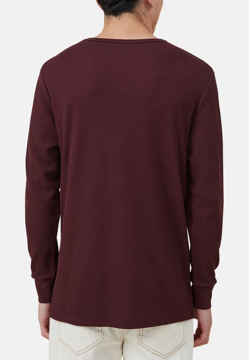 COTTON ON TEXTURED LONG SLEEVE - Langarmshirt - Burgundy 5 COTTON ON TEXTURED LONG SLEEVE - Langarmshirt - Burgundy – Bild 3