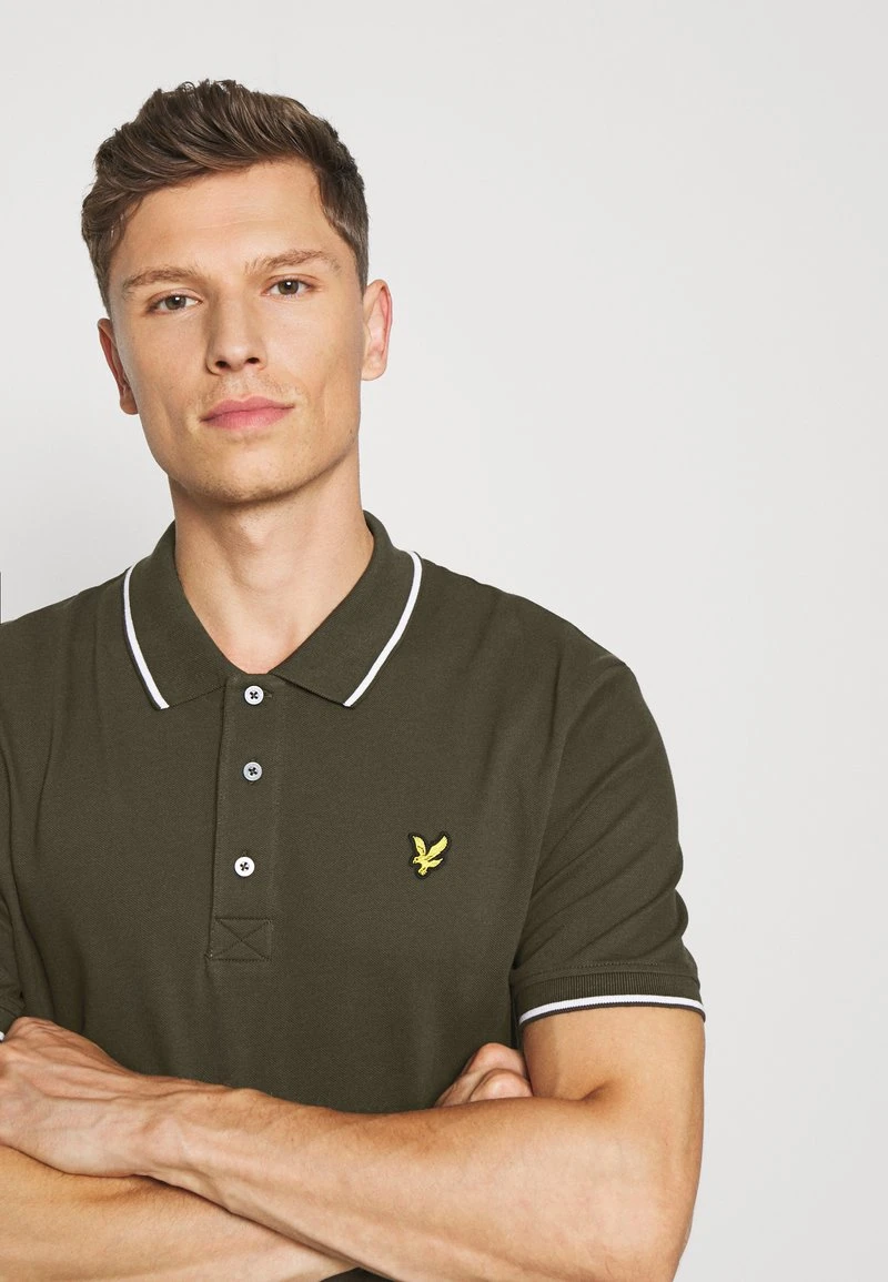 Lyle & Scott TIPPED - Poloshirt - Olive/white 6 Lyle & Scott TIPPED - Poloshirt - Olive/white – Bild 4