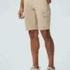 No-Excess GARMENT DYED + STONE WASHED STRETCH - Shorts - Sand -Indicode Jeans Verkäufe 9d125624c39b483fa762abb6bccceeca